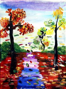 ​小学生画最美的风景画（走进少儿画苑儿童画）