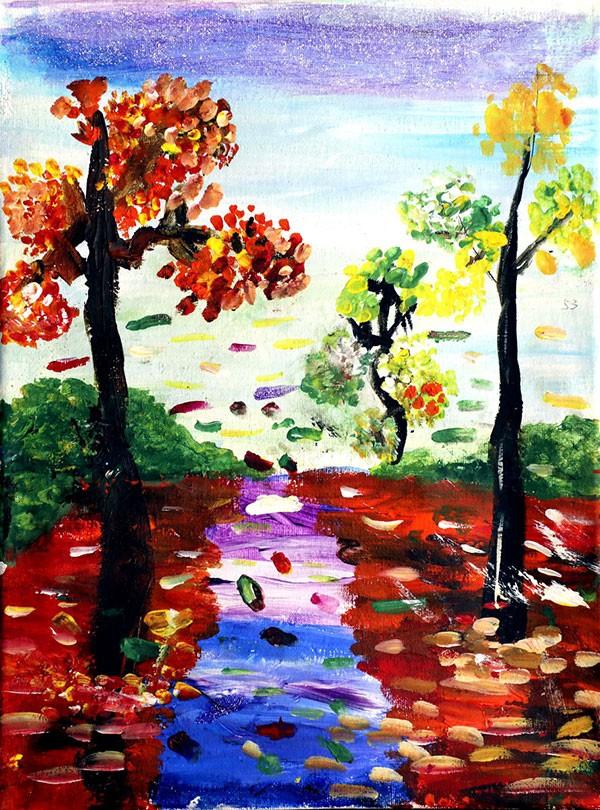 小学生画最美的风景画（走进少儿画苑儿童画）(1)