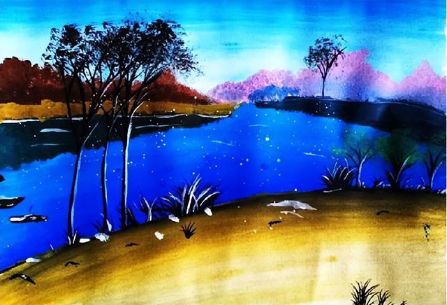 小学生画最美的风景画（走进少儿画苑儿童画）(6)