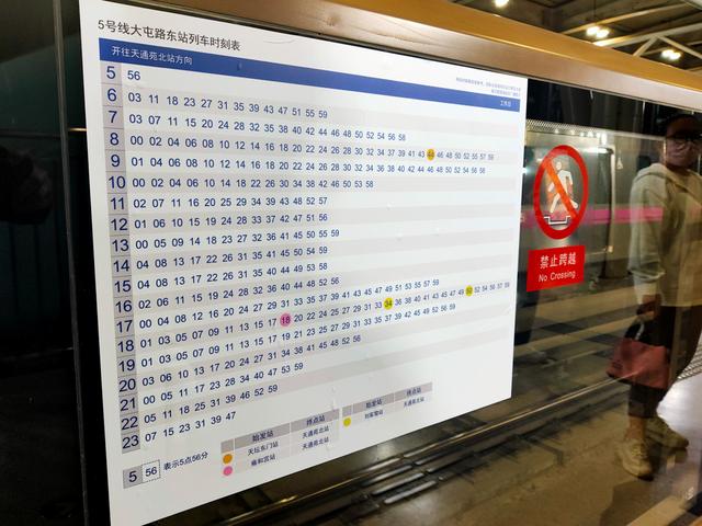 北京地铁运营时间表2022（全天315趟最多一小时33趟）(2)