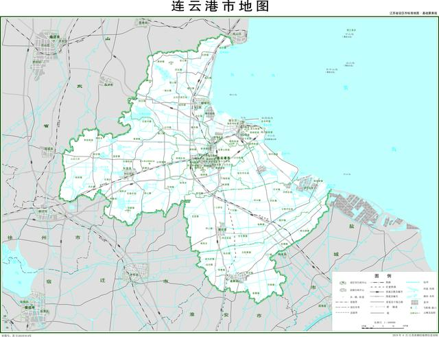 连云港市东海县地图高清版大图（江苏省连云港市地图）(2)
