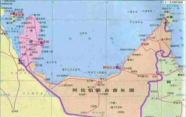 迪拜位置地图,世界地图迪拜在哪个位置图2