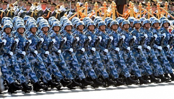 中国人民解放军海军陆战队！