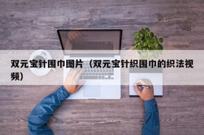 ​双元宝针围巾图片（双元宝针织围巾的织法视频）