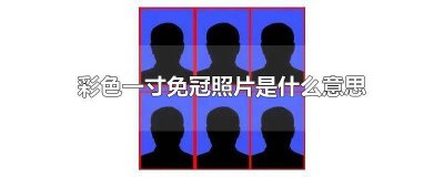 ​正面免冠彩色一寸照片什么意思 免冠彩色大一寸照片是什么意思