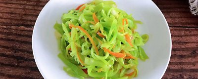 ​莴苣炒前用焯水吗怎么炒 莴苣炒着吃需要焯水吗