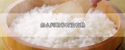 ​怎么看米熟不熟 怎么看米粉熟没熟