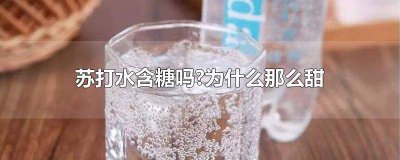​苏打水不含糖为什么有点甜味 苏打水不含糖喝着怎么有甜味
