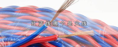 ​红蓝线哪个是火线 l n 红线和蓝线哪个是火线