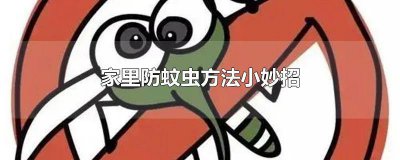​家里如何防蚊子 家中除蚊小妙招