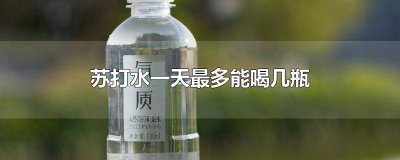 ​苏打水几天喝一次最好 苏打水一天可以喝几瓶