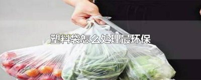 ​塑料袋怎么处理最环保视频 塑料袋最环保的处理方法
