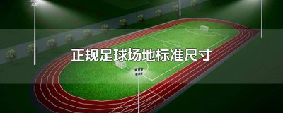 ​标准足球场地的尺寸 足球场地标准尺寸是多少