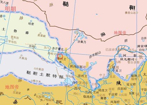 明朝朱元璋为什么要将甘肃设立为军事重镇?