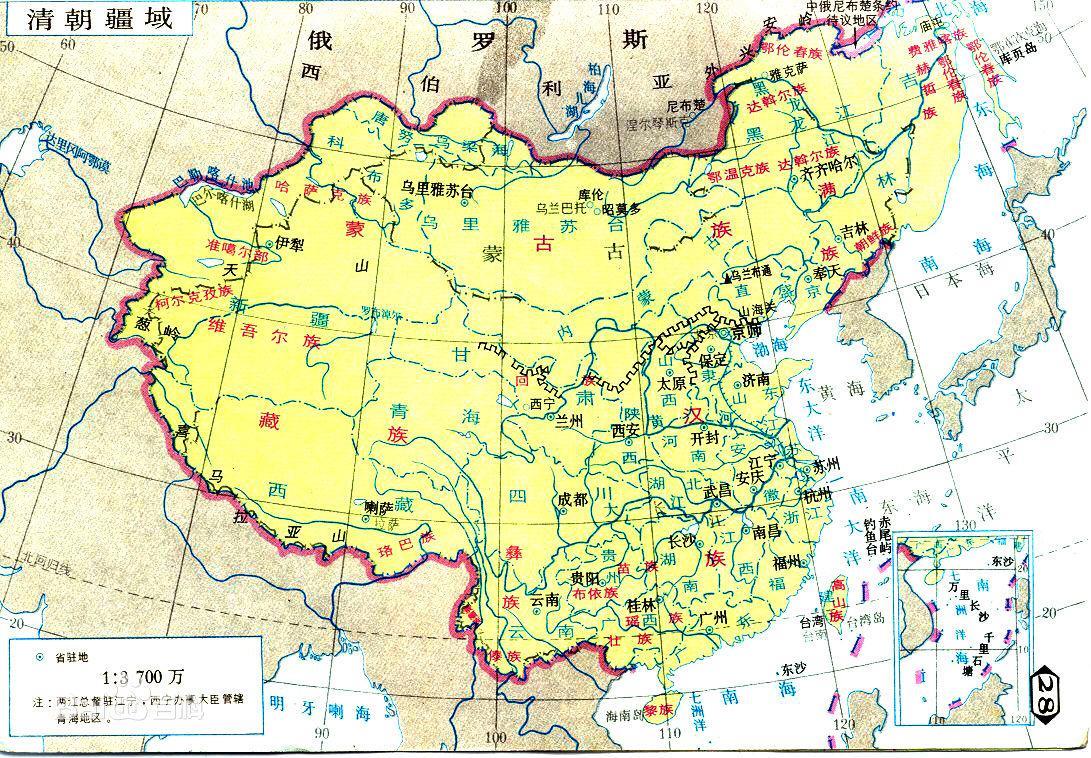 清朝丢失1400万平方公里领土的原因