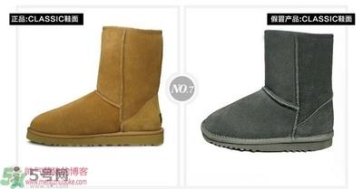 ugg是什么牌子？ugg雪地靴真假辨别图对比