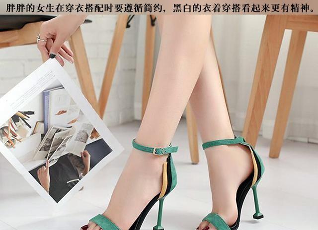 尖头细高跟鞋，穿在女人双脚上会显得优雅大气！