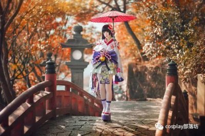 ​cos：阴阳师 和服雪女，小桥私影