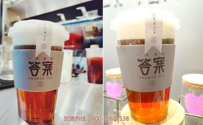 ​抖音上很火的答案奶茶是怎么火起来的？