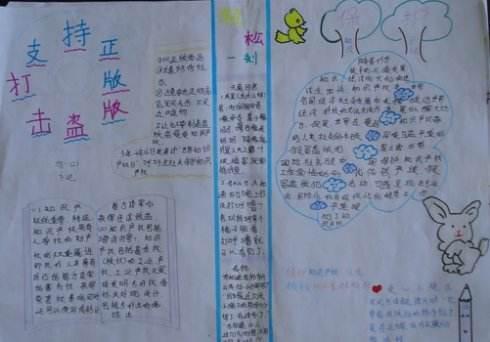 小学生知识产权手抄报！