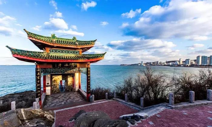 网红海岛西虹市首富拍摄地 文成城堡 三仙山 烟台山 蓬莱阁