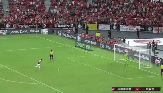 国际冠军杯战报：点球3-1，总比分4-2，马竞击败阿森纳！