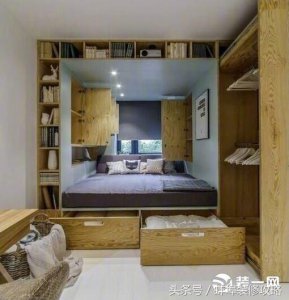 ​小户型空间如何装隐形床？六组隐形床装修效果图