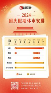 ​A股连休7天！国庆休市日历来了