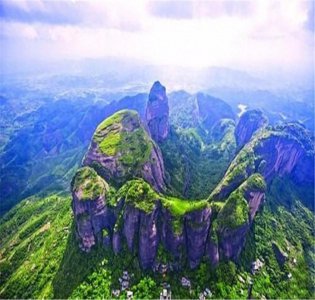 ​桂平白石山，中国最美丹霞地貌，道家修真悟道圣地