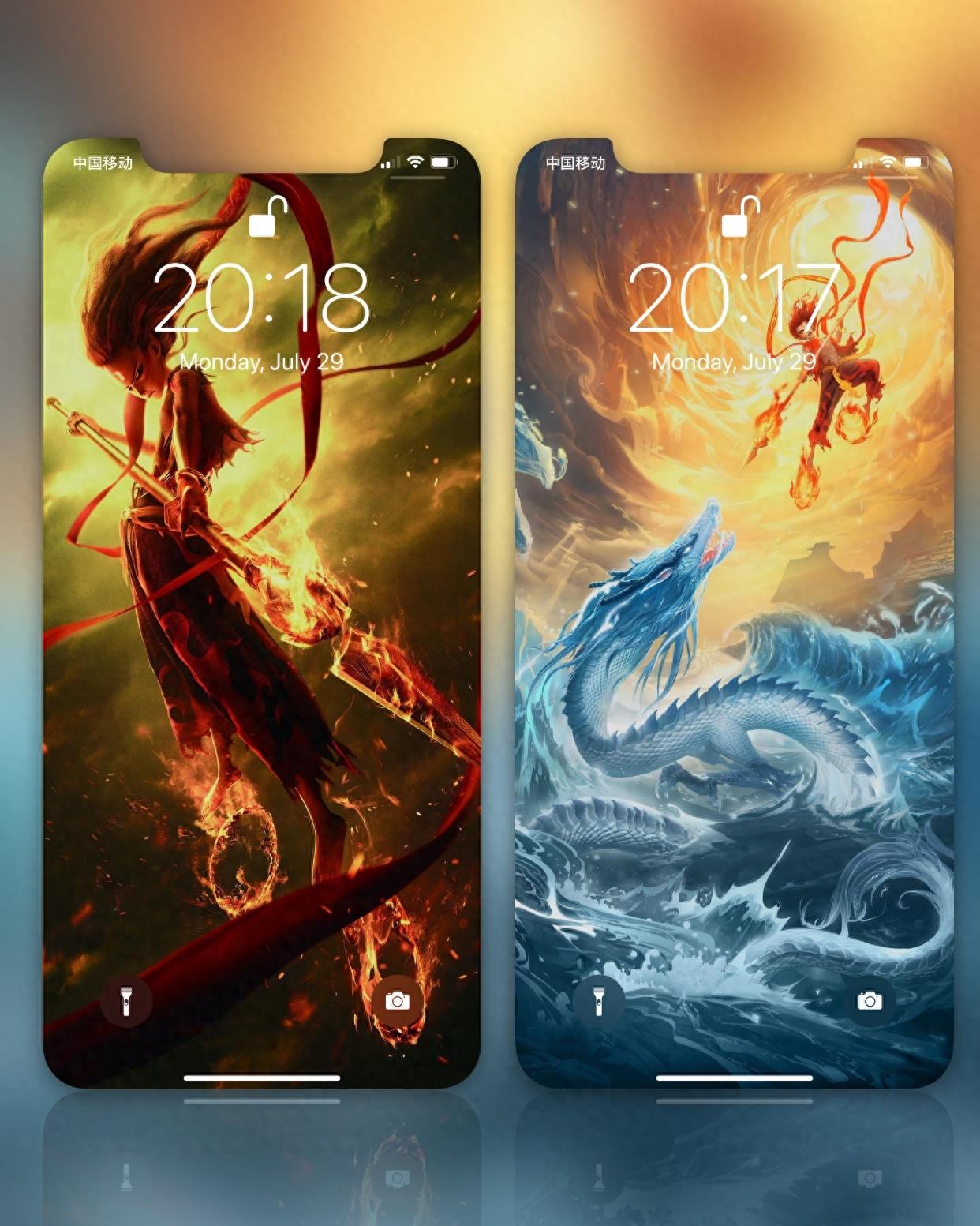 电影《哪吒之魔童降世》1080P壁纸最全合集，IPad手机壁纸头像