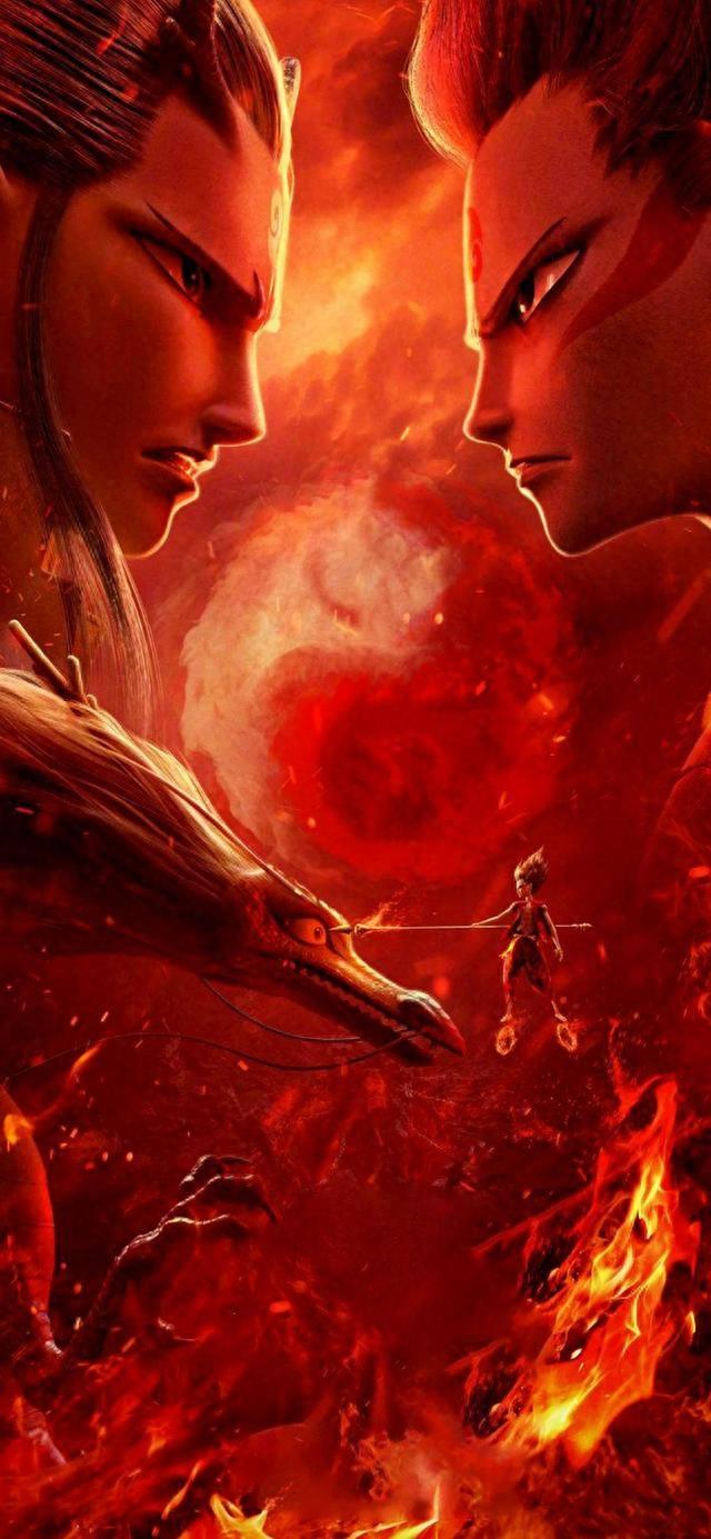 电影《哪吒之魔童降世》1080P壁纸最全合集，IPad手机壁纸头像