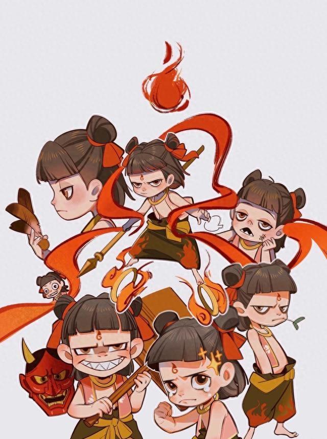 电影《哪吒之魔童降世》1080P壁纸最全合集，IPad手机壁纸头像