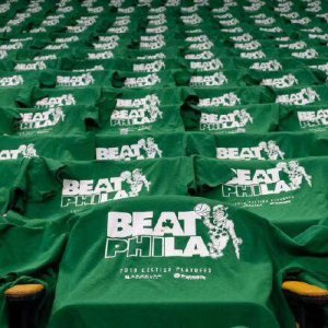 ​绿军主场打76人却出现Beat LA 你知道这句口号怎么来的吗