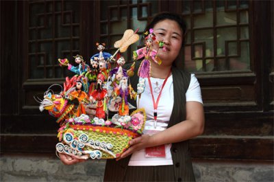 ​“非遗在身边”历史悠久的陕西关中花馍