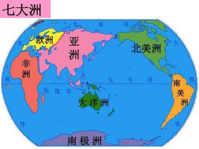 ​七大洲面积及人口分布情况