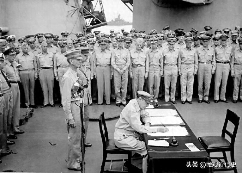 1945年9月2日日本投降仪式高清图集