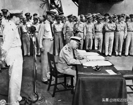 1945年9月2日日本投降仪式高清图集