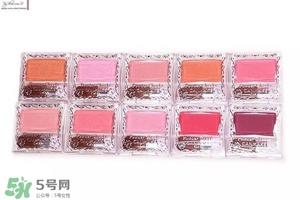 canmake单色哑光腮红色号试色 canmake单色腮红试色图