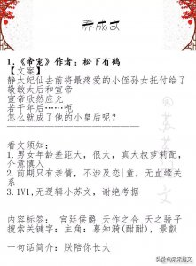 ​九本超级好看经典古言养成系甜宠文，帝宠，掌中娇，多情应笑我