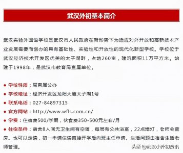 ​武汉外校入学解析！踏入武汉外校便是走进名高大门？